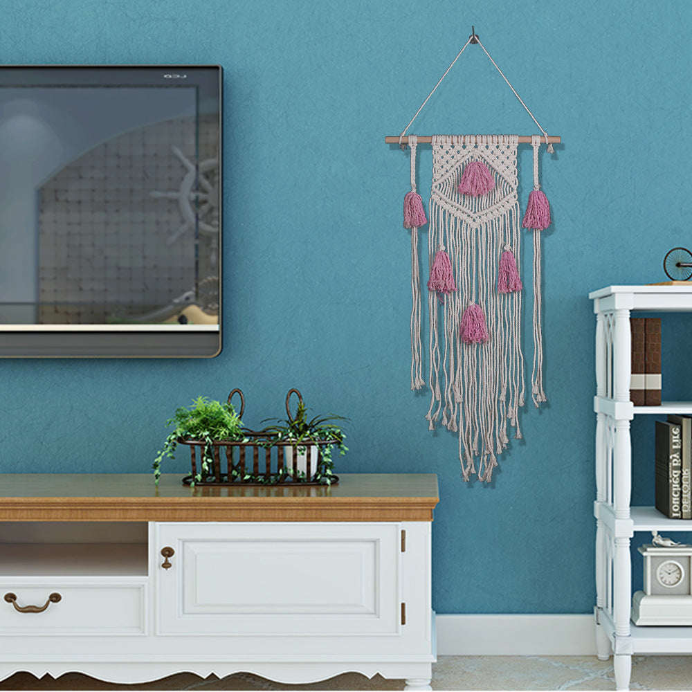 Bohemian Wall Tapestry for Warm, Textured Room Decor