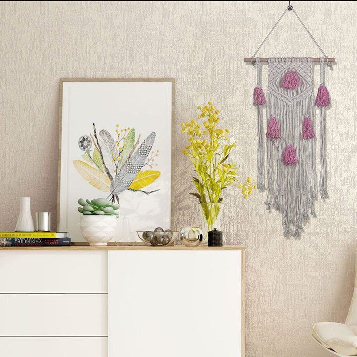 Bohemian Wall Tapestry for Warm, Textured Room Decor