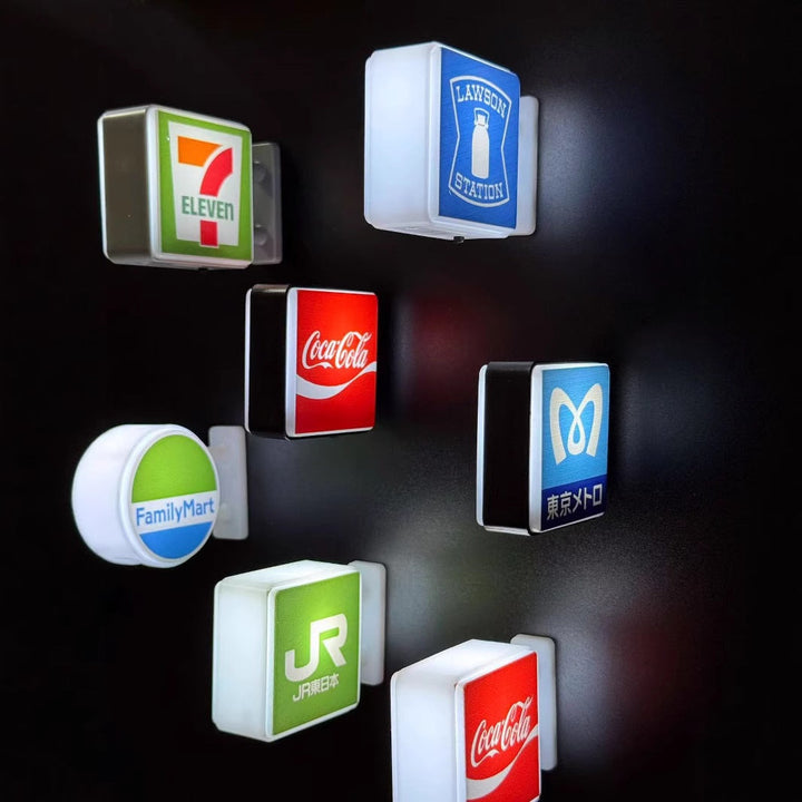Illuminated Refrigerator Magnets for Convenience Decor