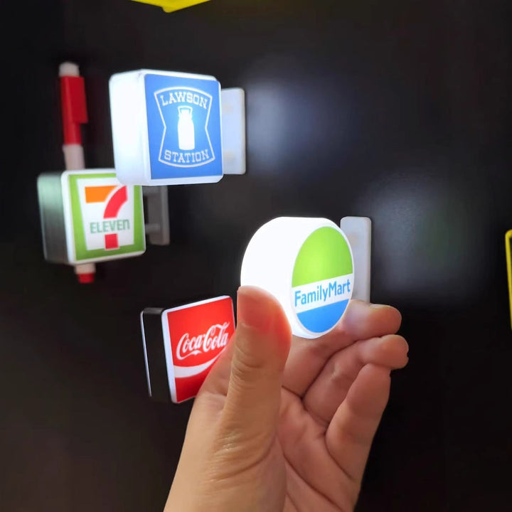 Illuminated Refrigerator Magnets for Convenience Decor