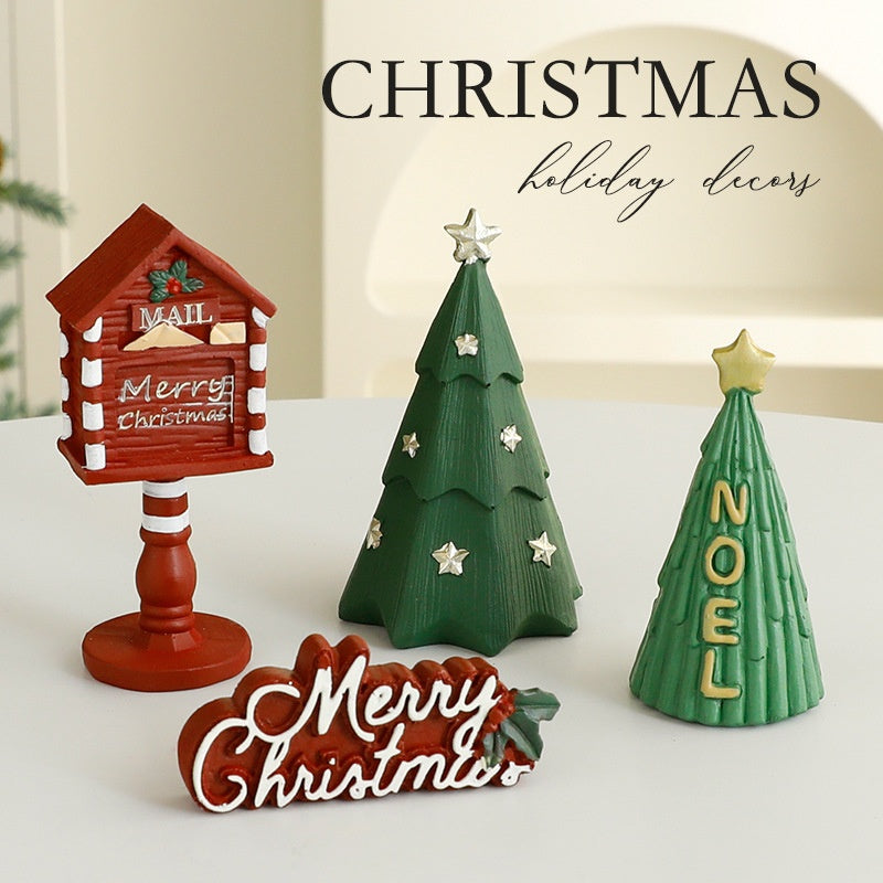 Christmas Tabletop Decor Set for Instant Holiday Style
