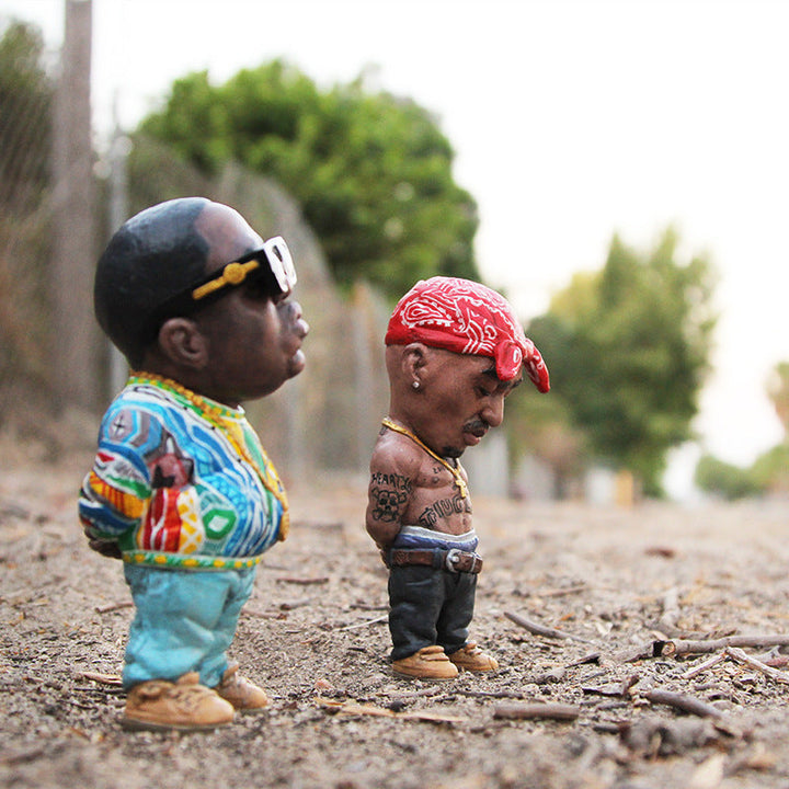 Rap Culture Resin Statue Set for Distinctive Desk Decor