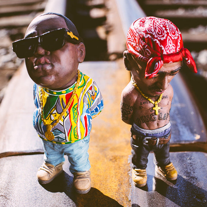 Rap Culture Resin Statue Set for Distinctive Desk Decor