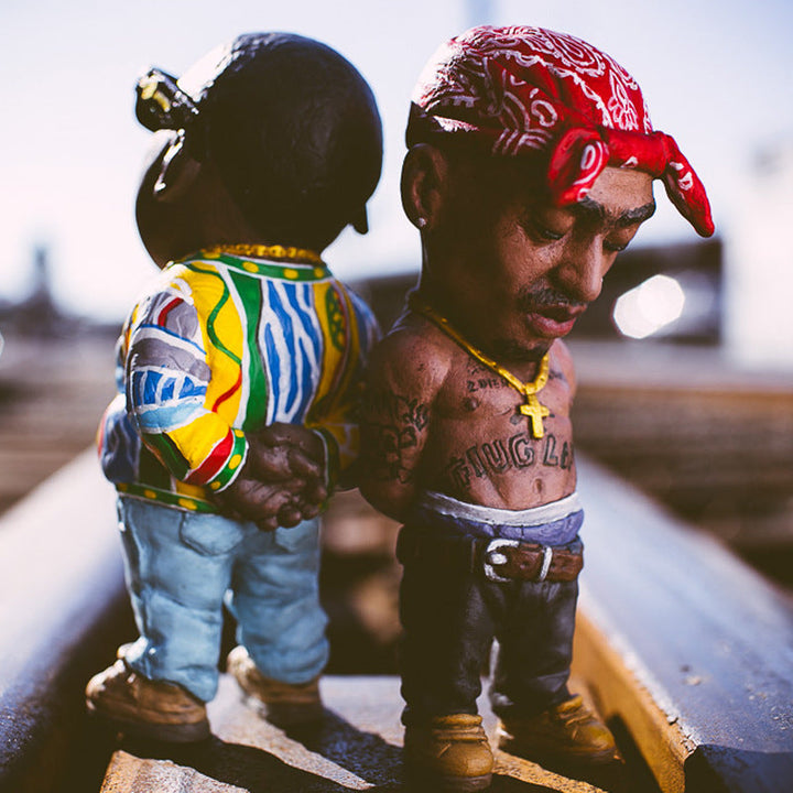Rap Culture Resin Statue Set for Distinctive Desk Decor