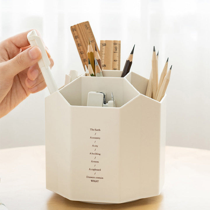 Rotating Pen Organizer for Tidy Desktop Organization