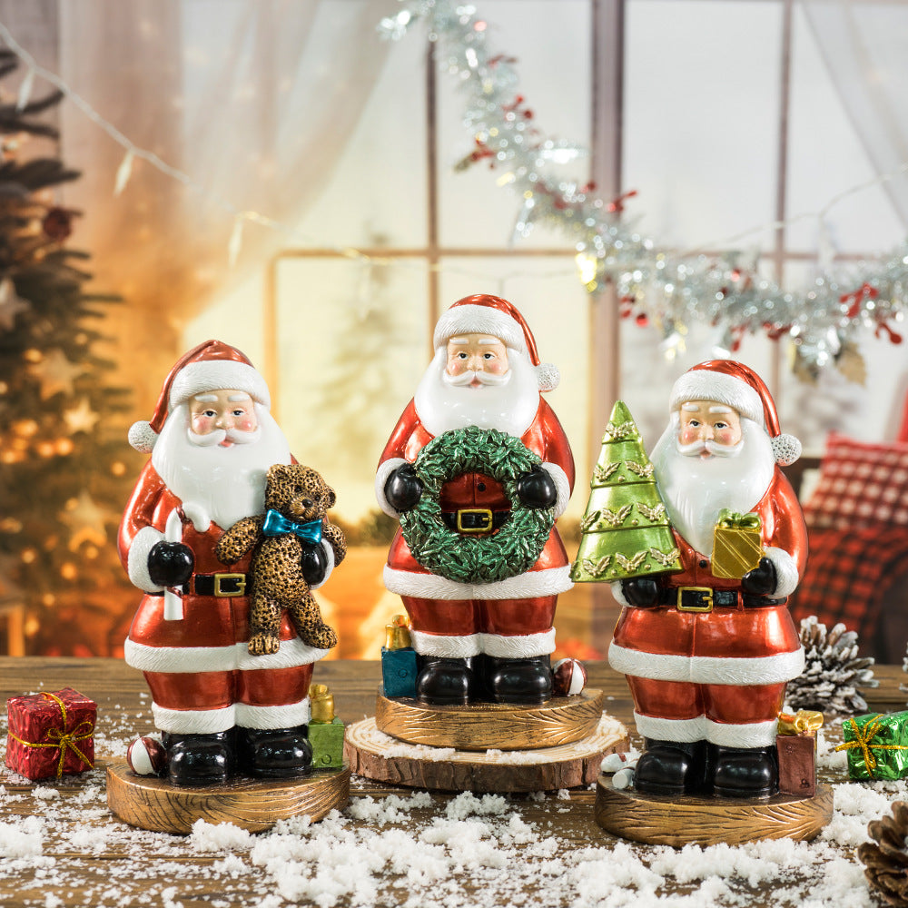 Santa Claus Figurine Christmas Tabletop Home Decor