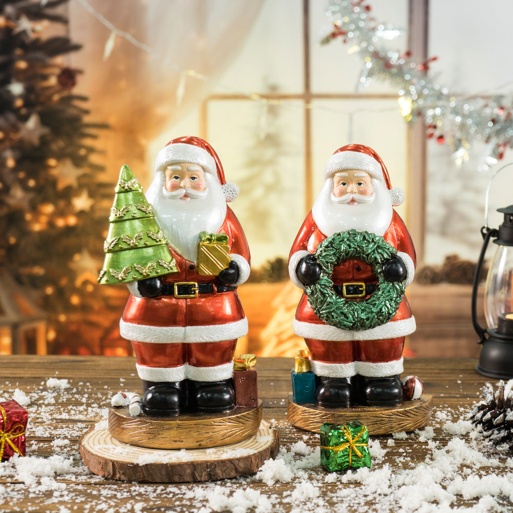 Santa Claus Figurine Christmas Tabletop Home Decor