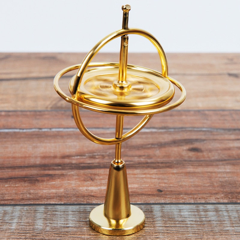 Metal Gyroscope Toy for Hands-On STEM Learning Play