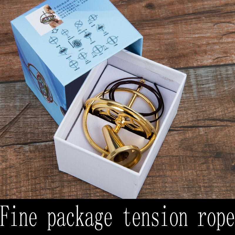 Metal Gyroscope Toy for Hands-On STEM Learning Play