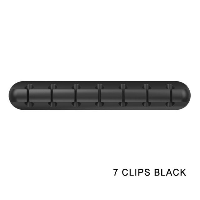 Silicone Cable Organizer for Desk and Nightstand Charging