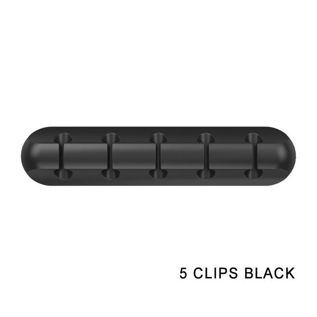 Silicone Cable Organizer for Desk and Nightstand Charging