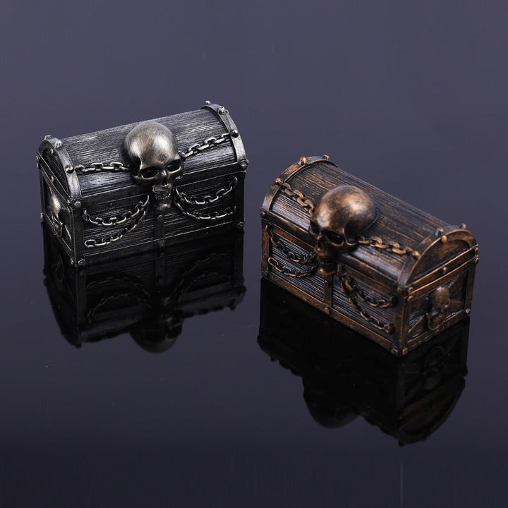 Skull Jewelry Storage Box for Gothic Keepsakes & Decor
