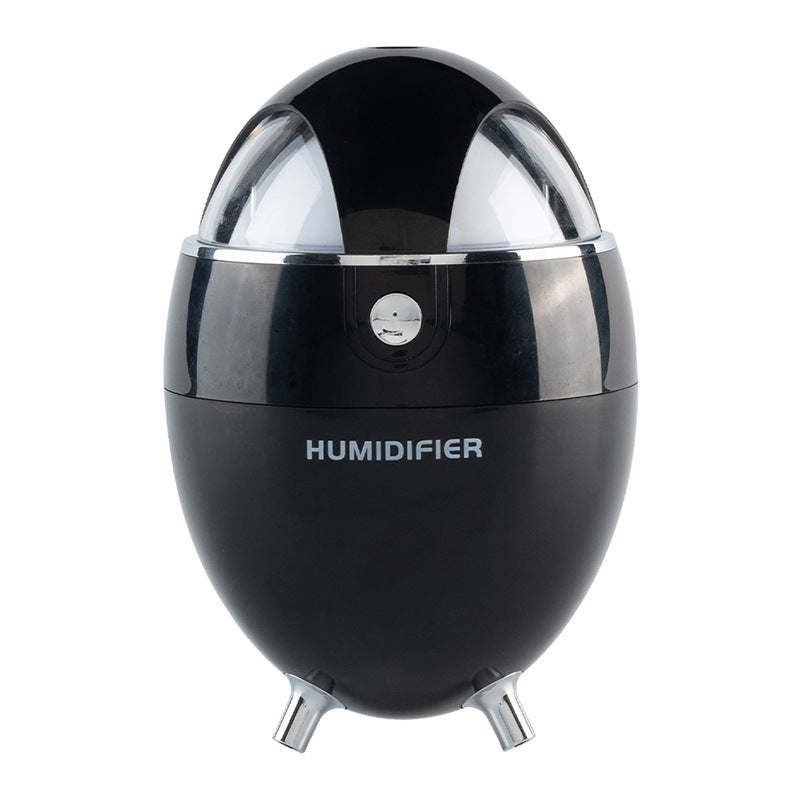 Egg-Shaped USB Humidifier with Color-Changing Night Light