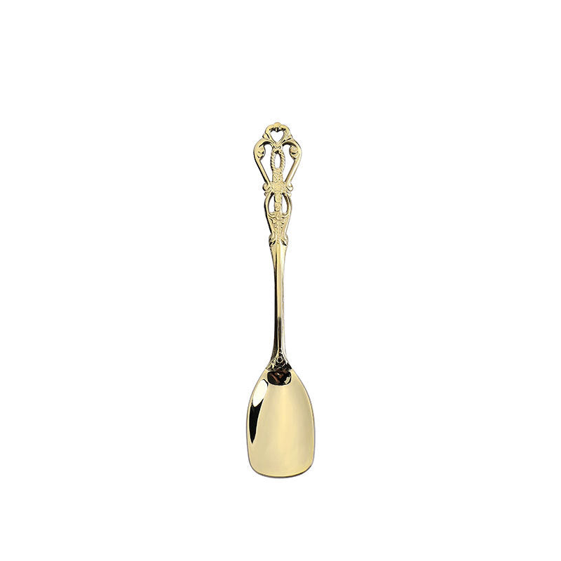 Stainless Steel Dessert Set 5 Piece, Ornate Vintage Style