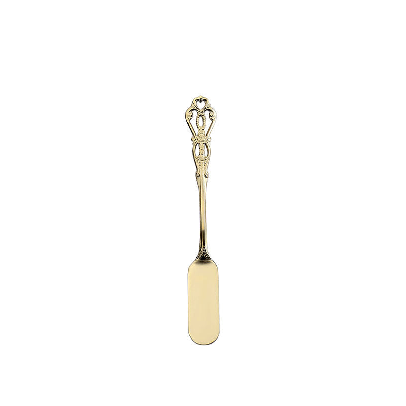 Stainless Steel Dessert Set 5 Piece, Ornate Vintage Style