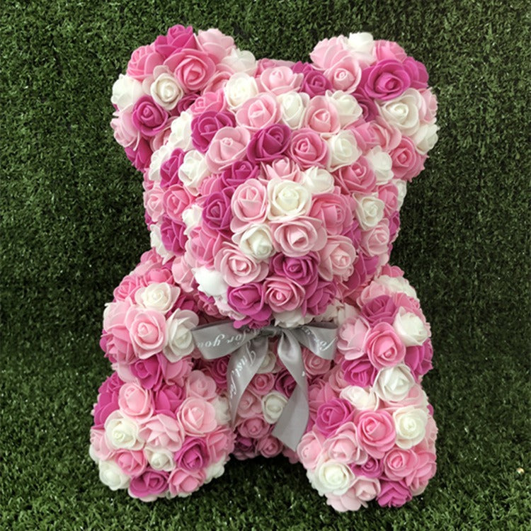 Rose Bear Gift Box – Everlasting Romantic Keepsake