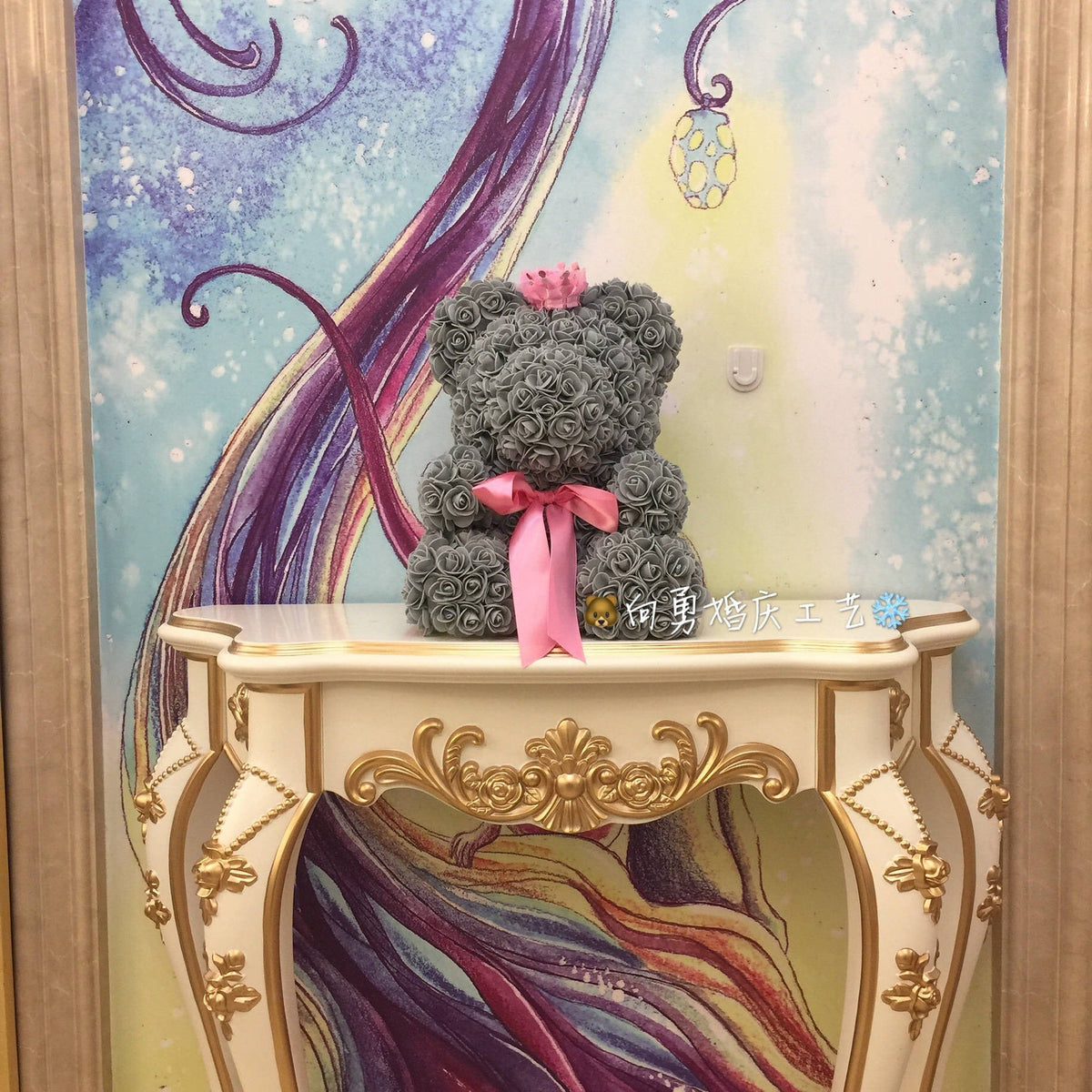 Rose Bear Gift Box – Everlasting Romantic Keepsake
