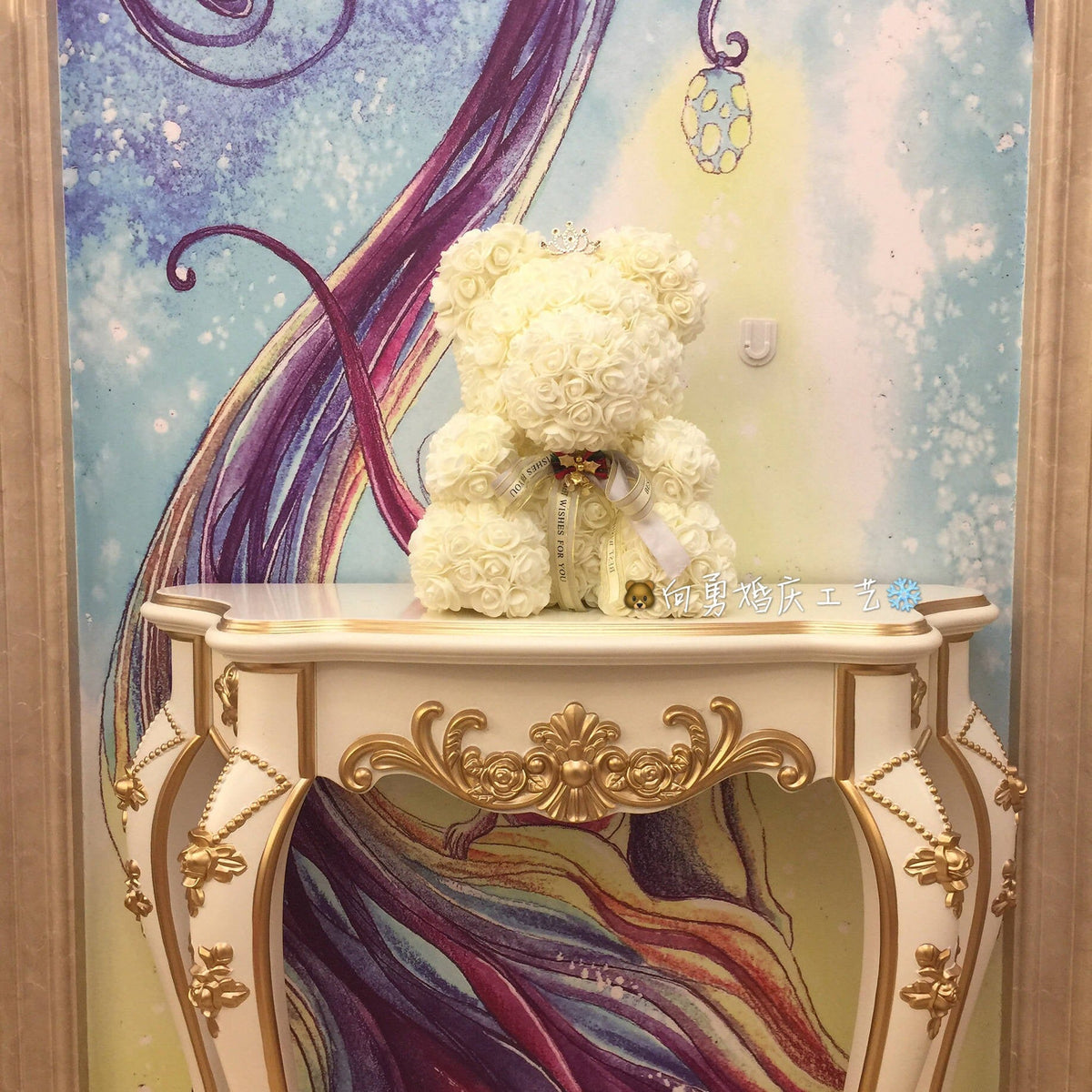 Rose Bear Gift Box – Everlasting Romantic Keepsake
