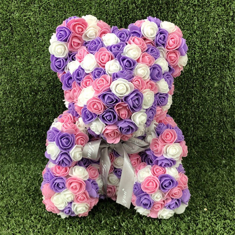 Rose Bear Gift Box – Everlasting Romantic Keepsake