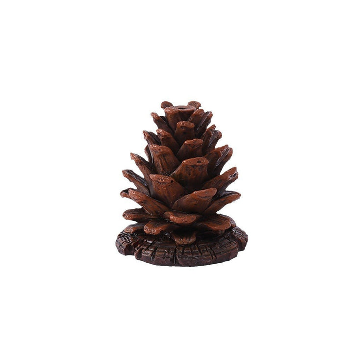 Pine Cone Incense Holder for Woodland Tabletop Calm