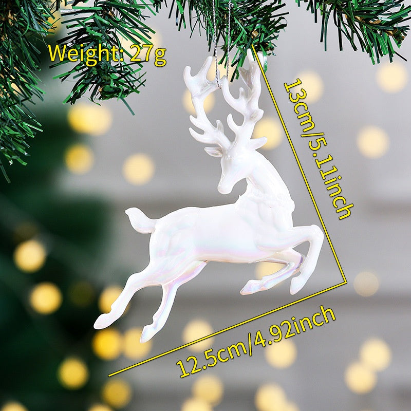 Transparent Acrylic Christmas Ornaments | Winter Sparkle