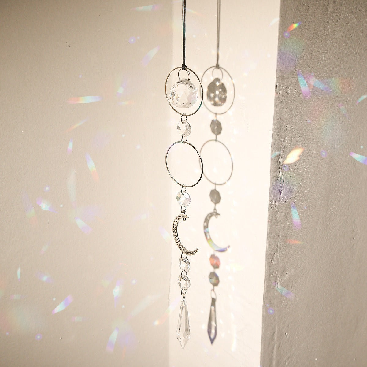 Crystal Sun Catcher Pendant for Celestial Rainbow Light