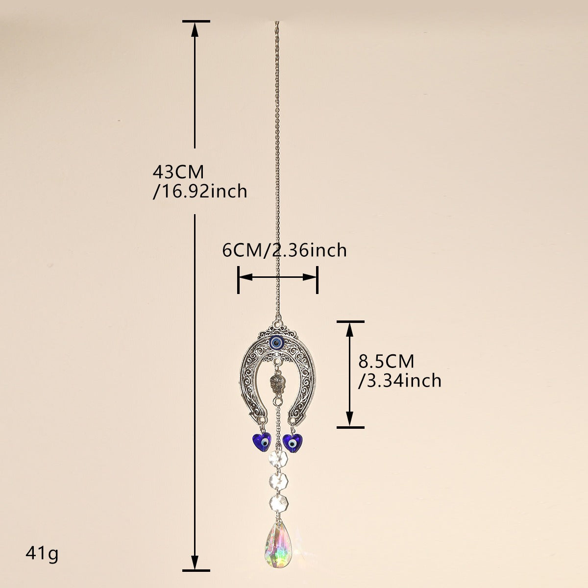 Crystal Sun Catcher Pendant for Celestial Rainbow Light