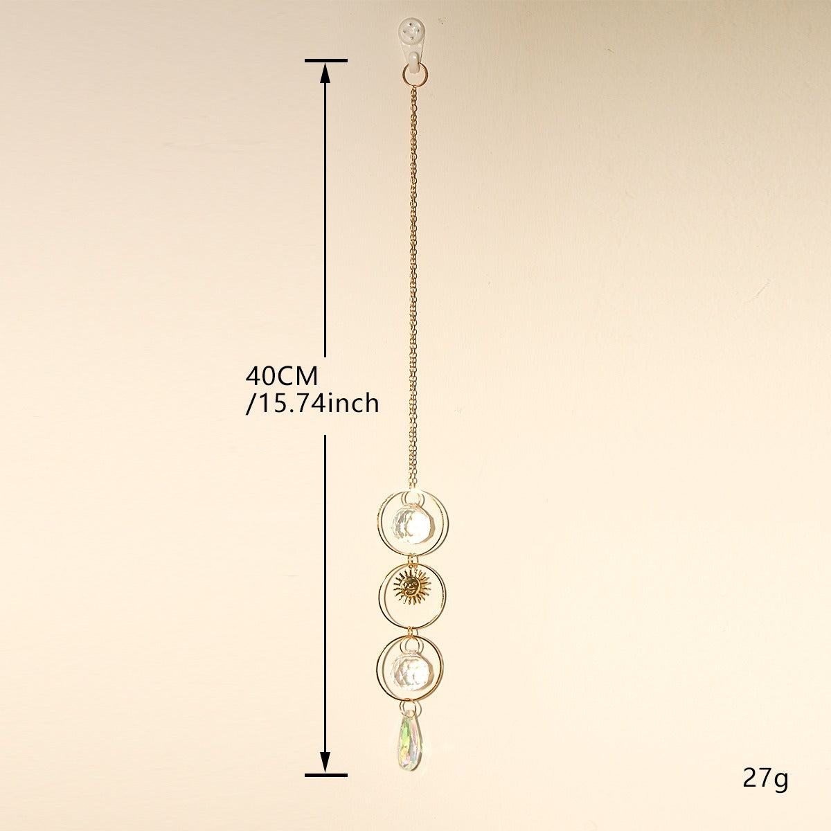 Crystal Sun Catcher Pendant for Celestial Rainbow Light