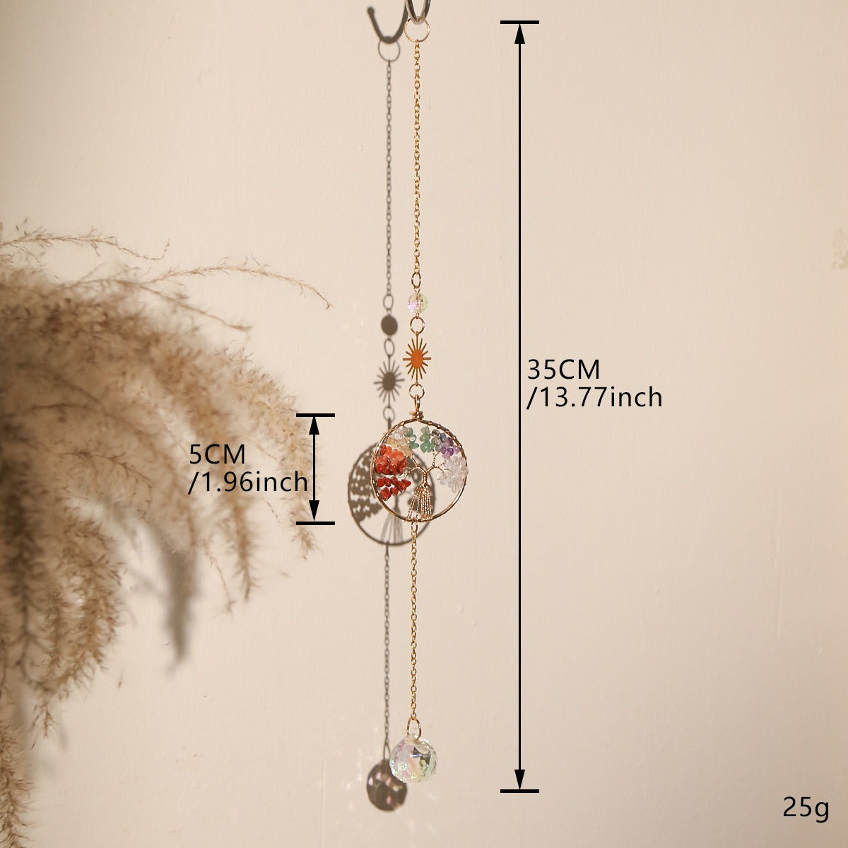 Crystal Sun Catcher Pendant for Celestial Rainbow Light