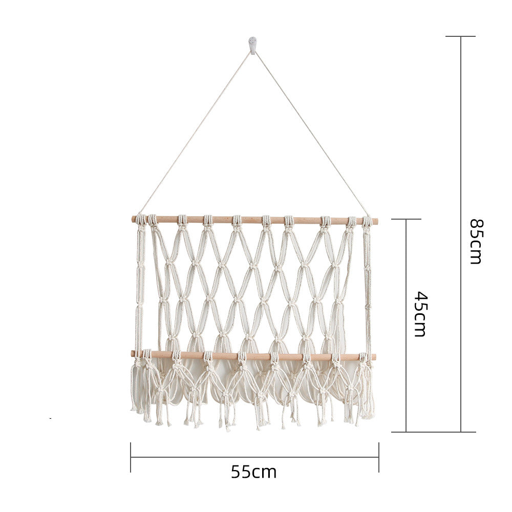 Toy Storage Hammock: Stylish Wall-Mounted Organization