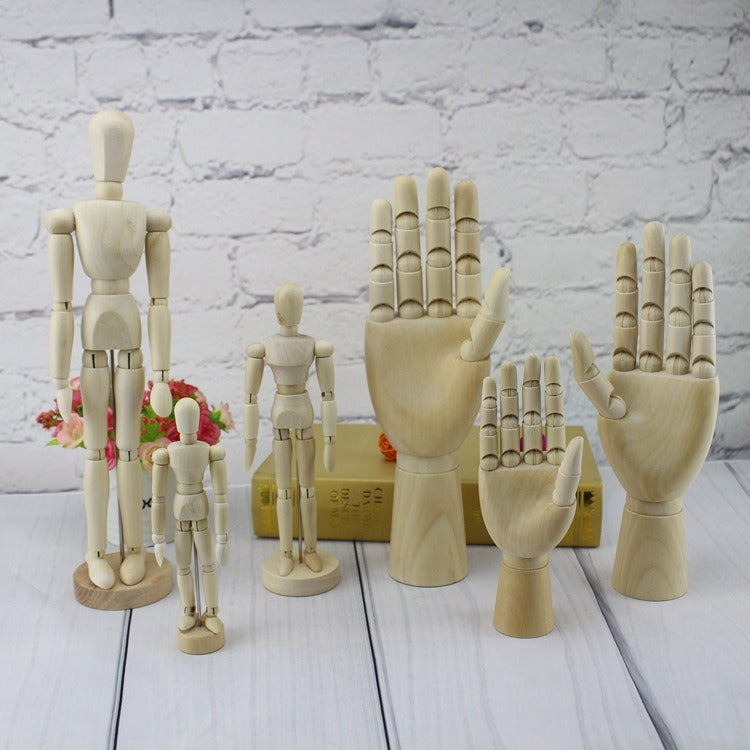 Wooden Art Mannequin Set for Easy Drawing Reference