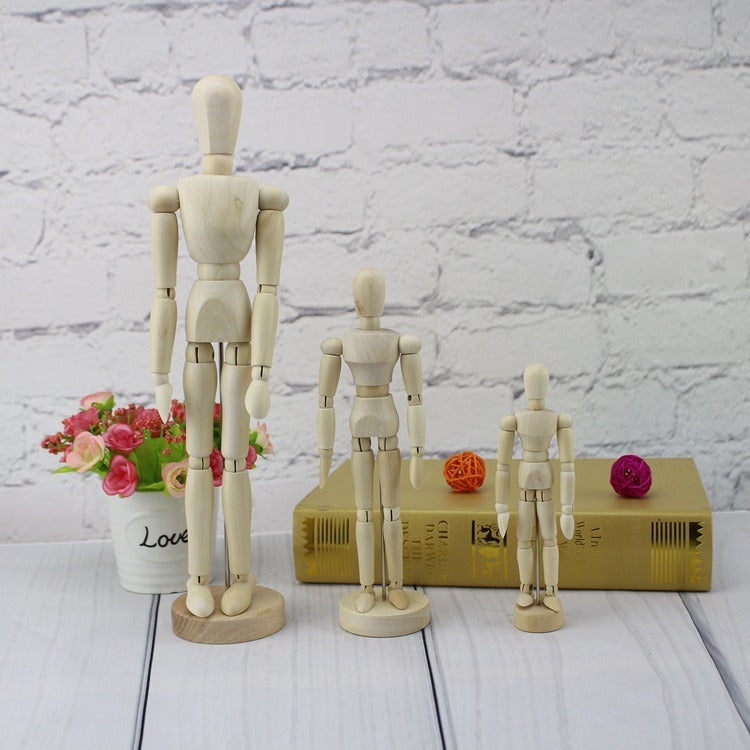 Wooden Art Mannequin Set for Easy Drawing Reference