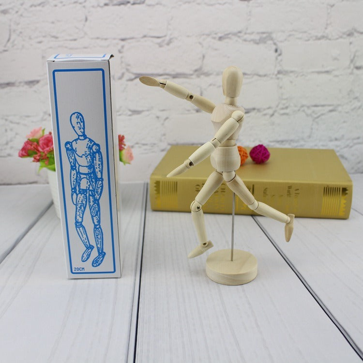 Wooden Art Mannequin Set for Easy Drawing Reference