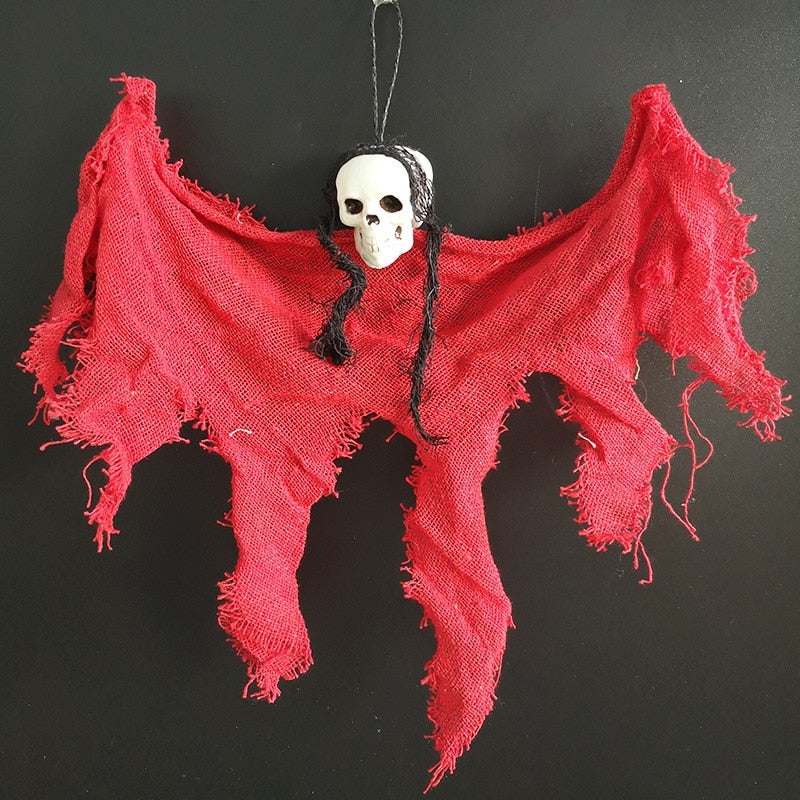 Hanging Skeleton Ghost Decoration for Haunted Halloween