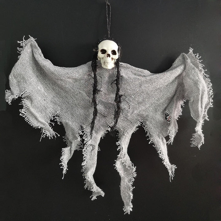 Hanging Skeleton Ghost Decoration for Haunted Halloween