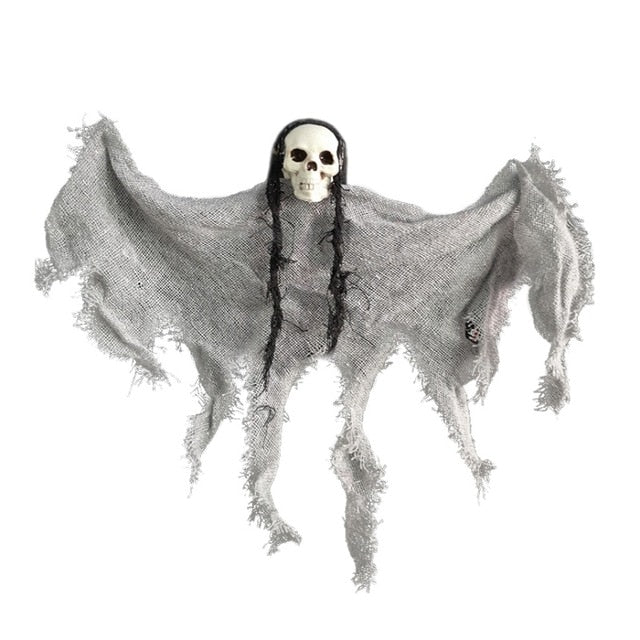 Hanging Skeleton Ghost Decoration for Haunted Halloween