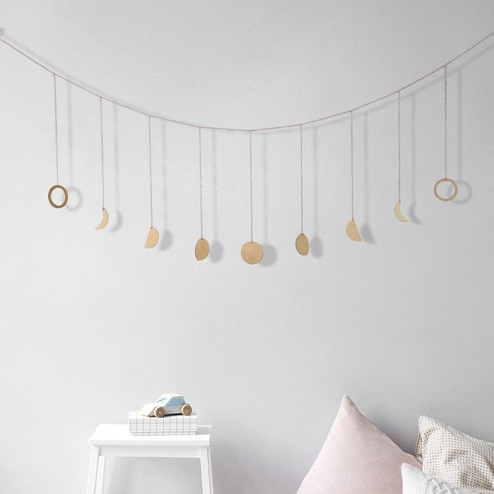 Crescent Moon Wall Hanging for Warm Bohemian Decor