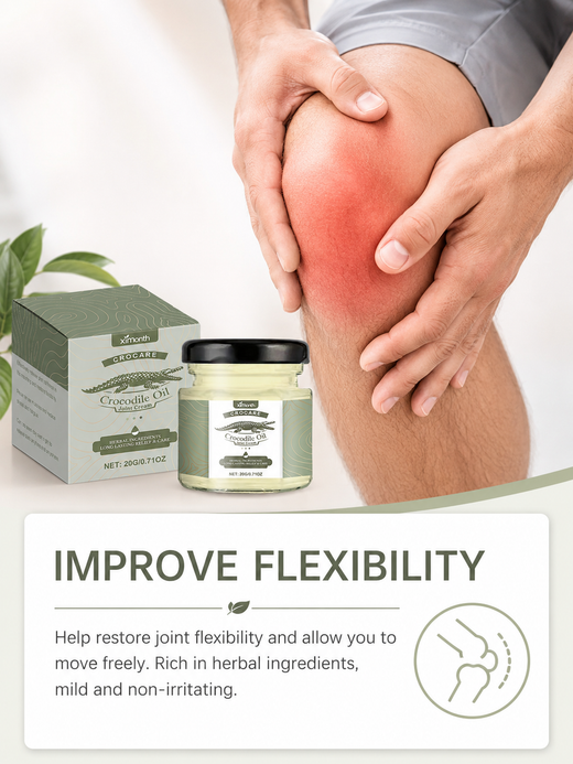 Crocodile Oil Joint Care Cream — Long-Lasting Relief