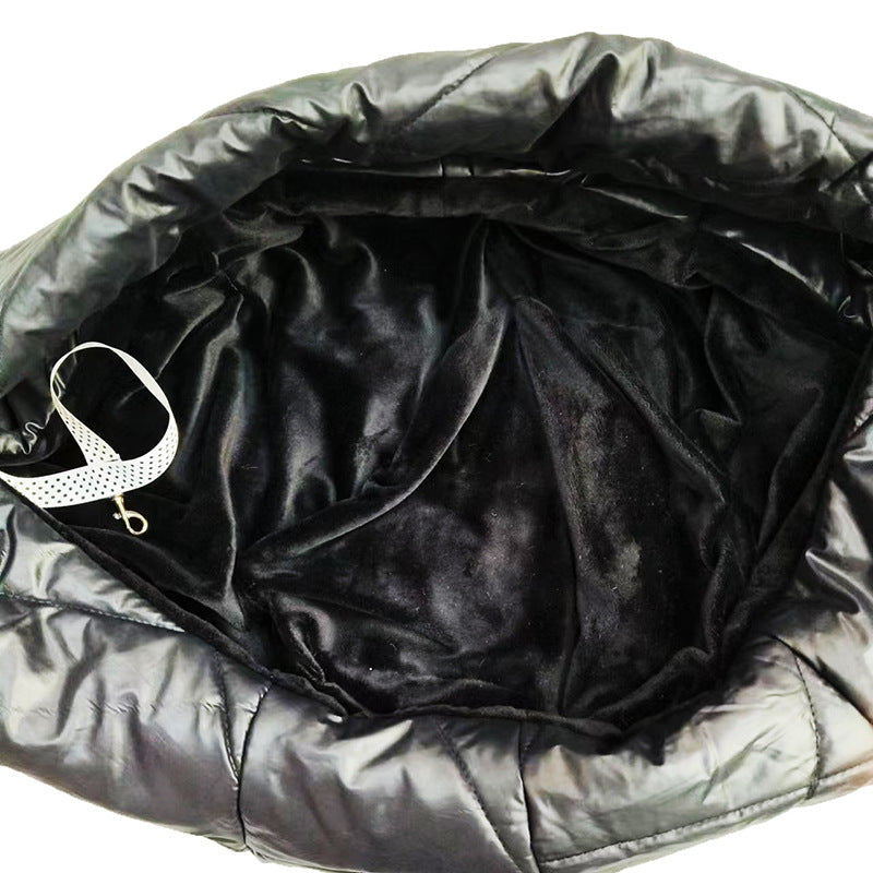 Crossbody Pet Carrier Bag for Warm Hands-Free Trips