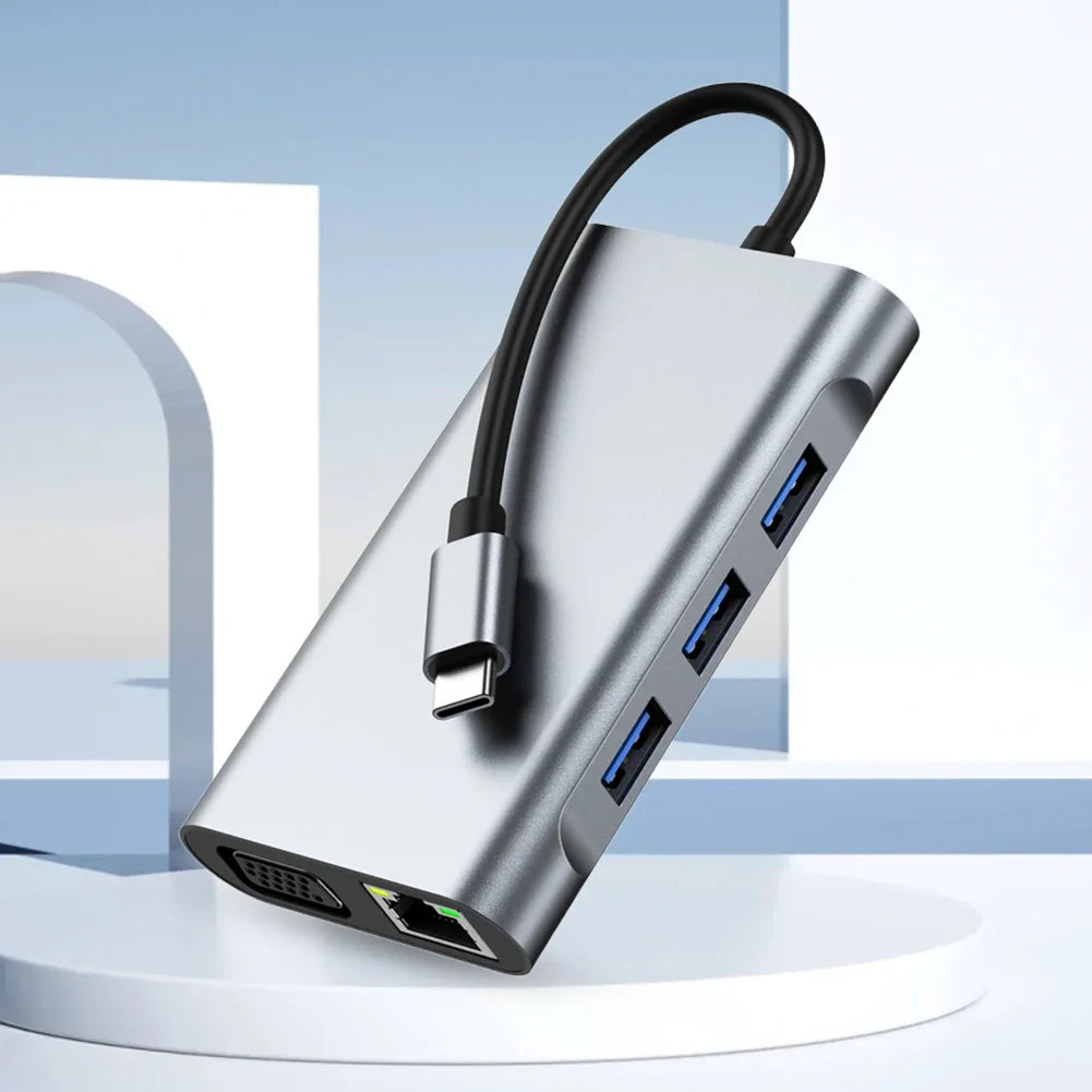 USB-C Docking Station with Dual 4K HDMI and Ethernet