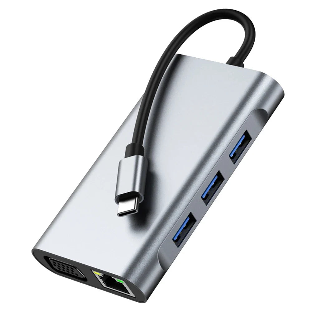 USB-C Docking Station with Dual 4K HDMI and Ethernet