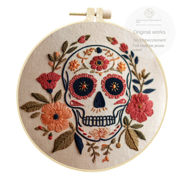Halloween Embroidery Kit for Beginner Wall Decor