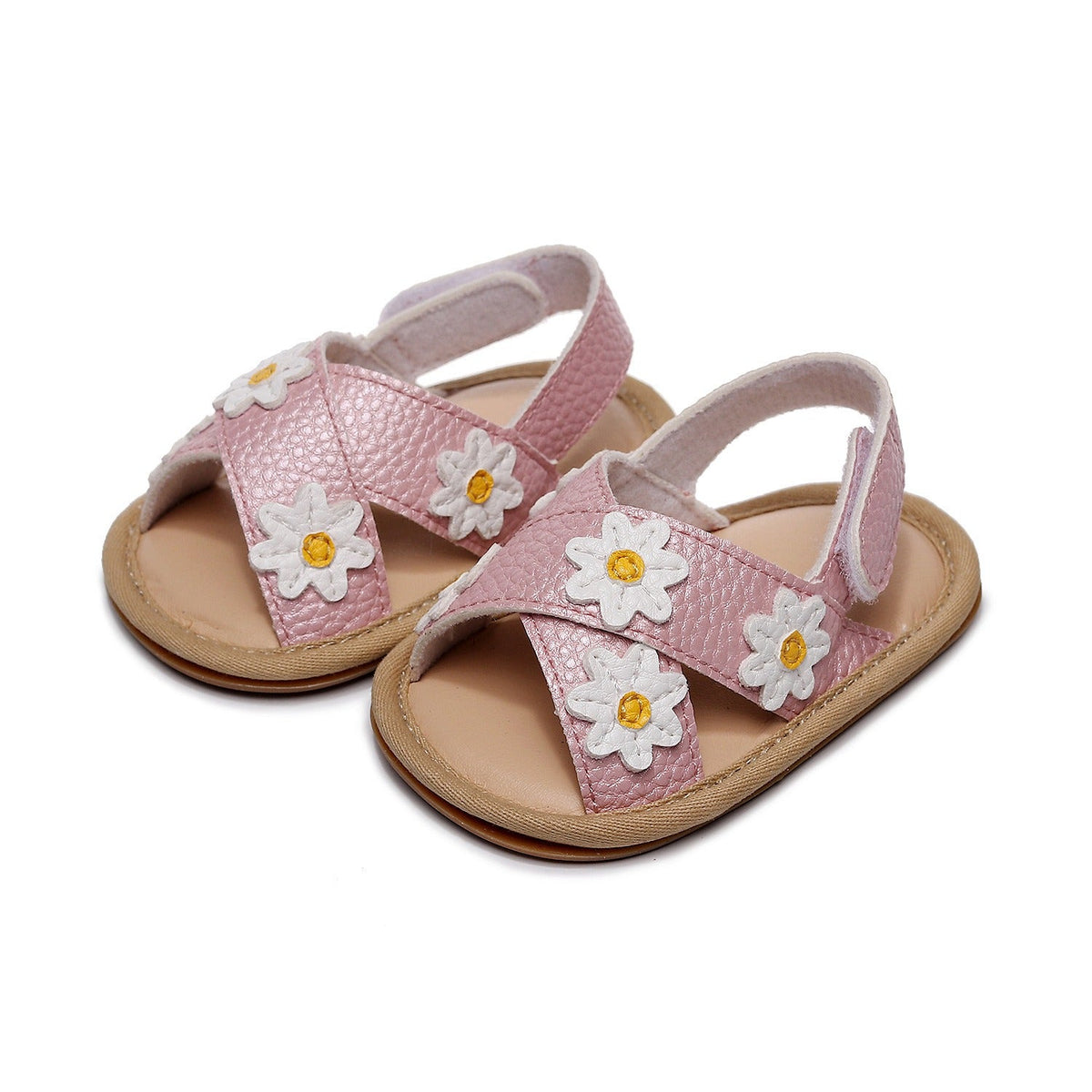 Girls' Flower Sandals for Comfortable Everyday Walks