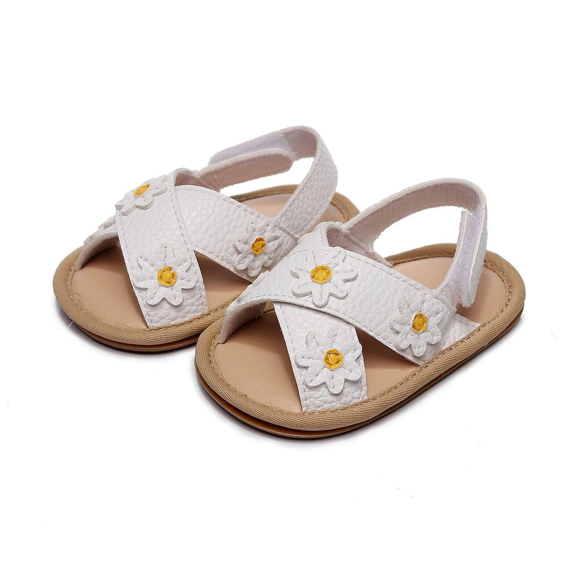 Girls' Flower Sandals for Comfortable Everyday Walks