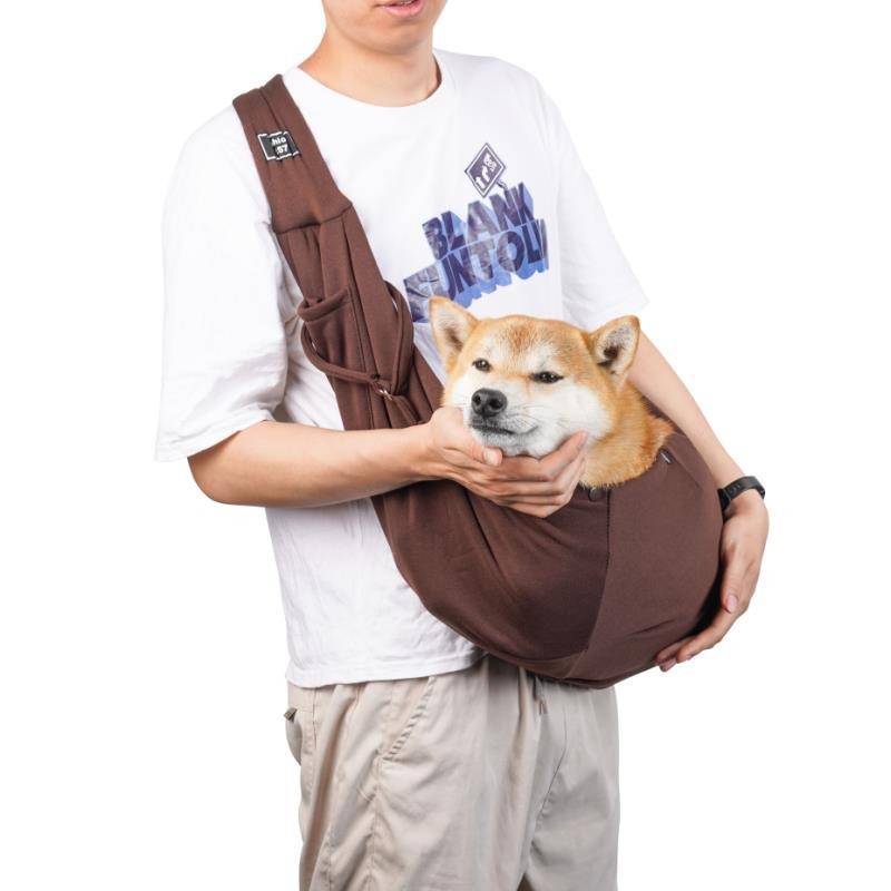 Breathable Crossbody Pet Carrier Bag for Small Dogs & Cats