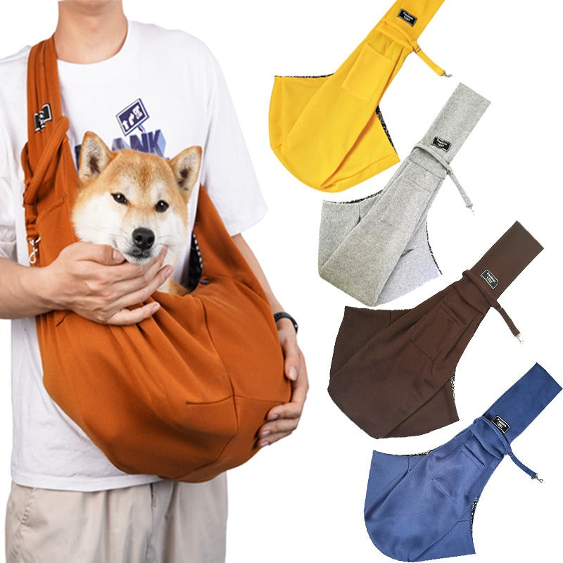 Breathable Crossbody Pet Carrier Bag for Small Dogs & Cats
