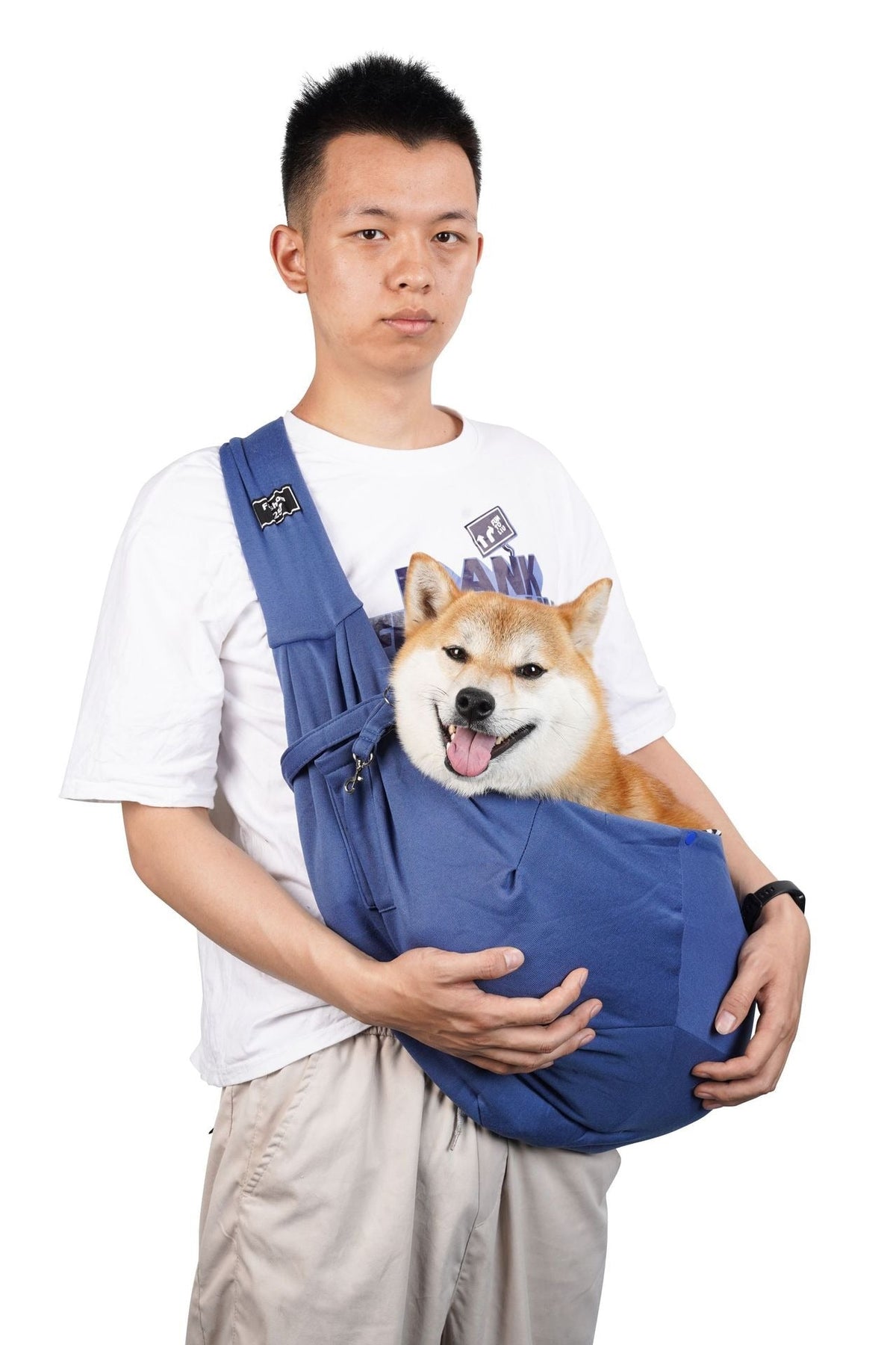 Breathable Crossbody Pet Carrier Bag for Small Dogs & Cats