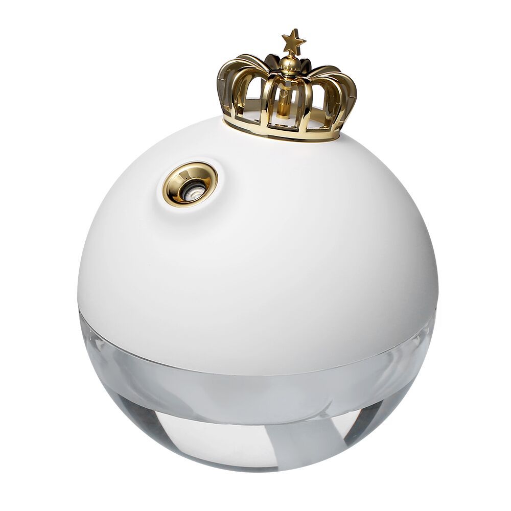 Cute Crown Desk Humidifier with Colorful LED Night Light
