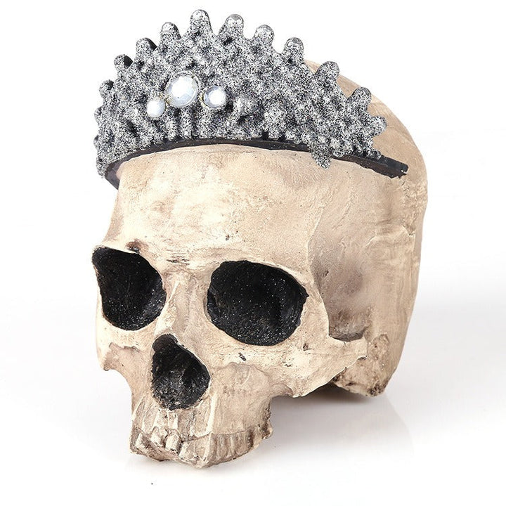 Diy Skeleton Decoration — Regal Crown Skull Ornament