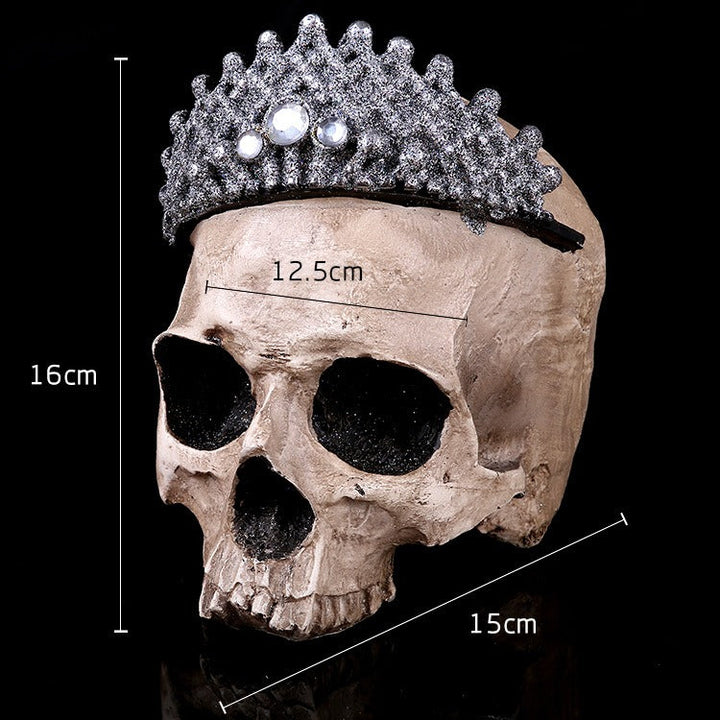 Diy Skeleton Decoration — Regal Crown Skull Ornament
